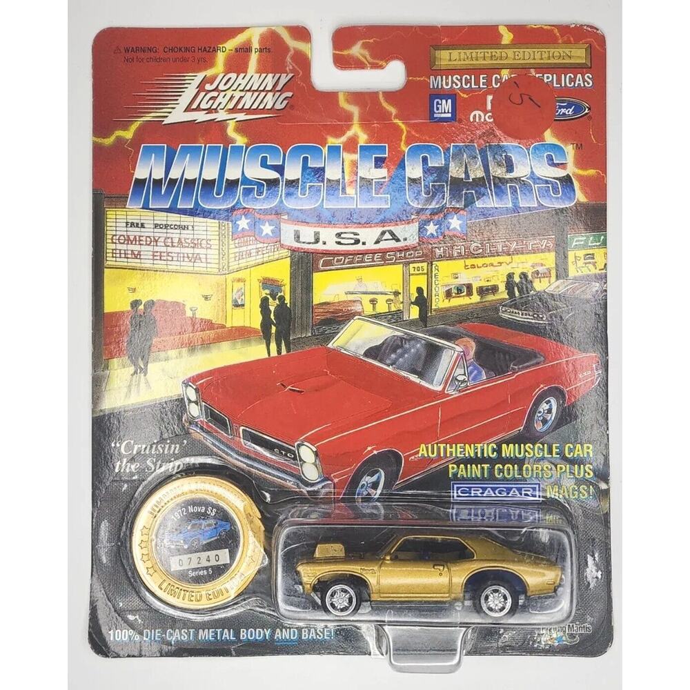 1994‎ Johnny Lightning Muscle Cars USA 1972 Nova SS Series 1 Gold 07240 HW20